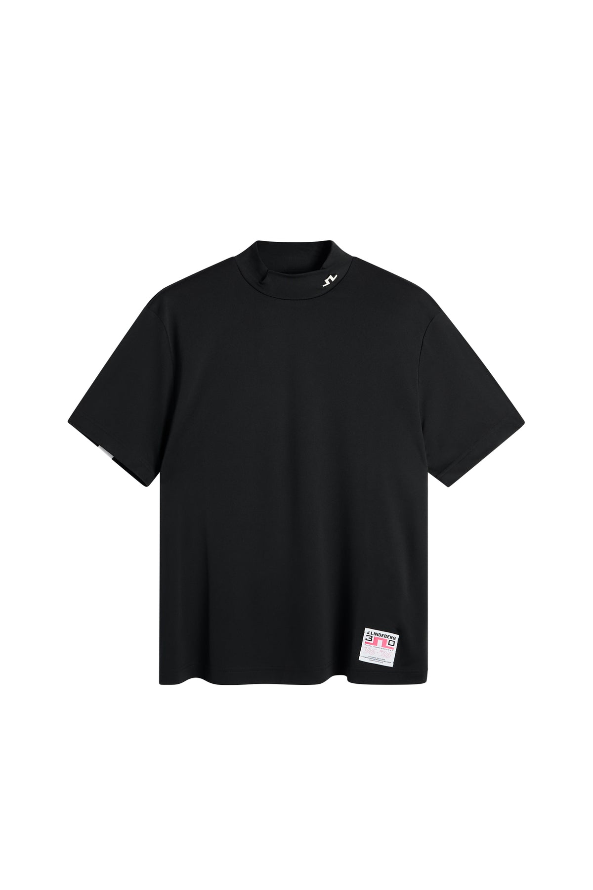 30Y Rory KV Mock Neck in Black by J.Lindeberg