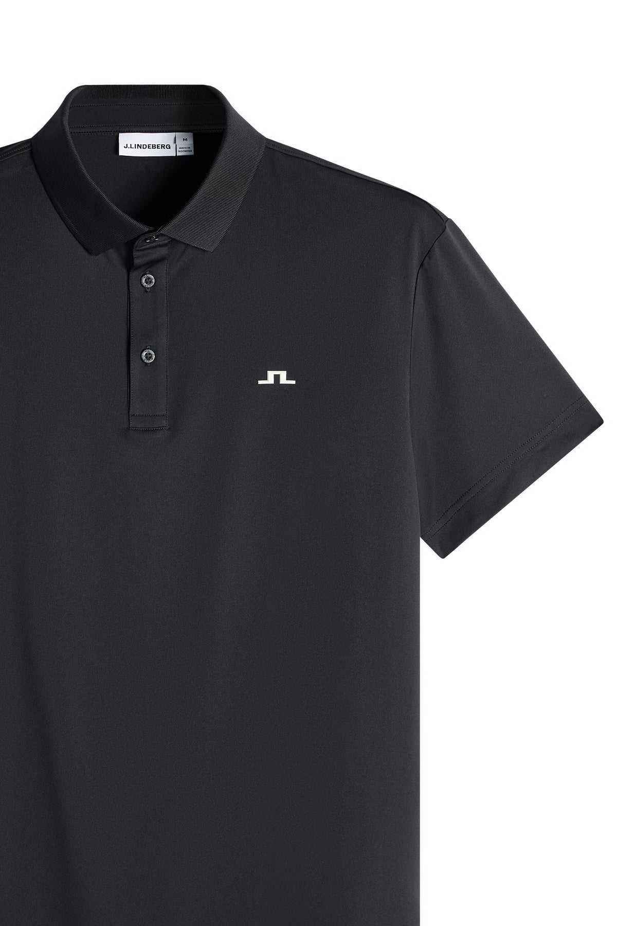 Bridge Polo in Black by J.Lindeberg