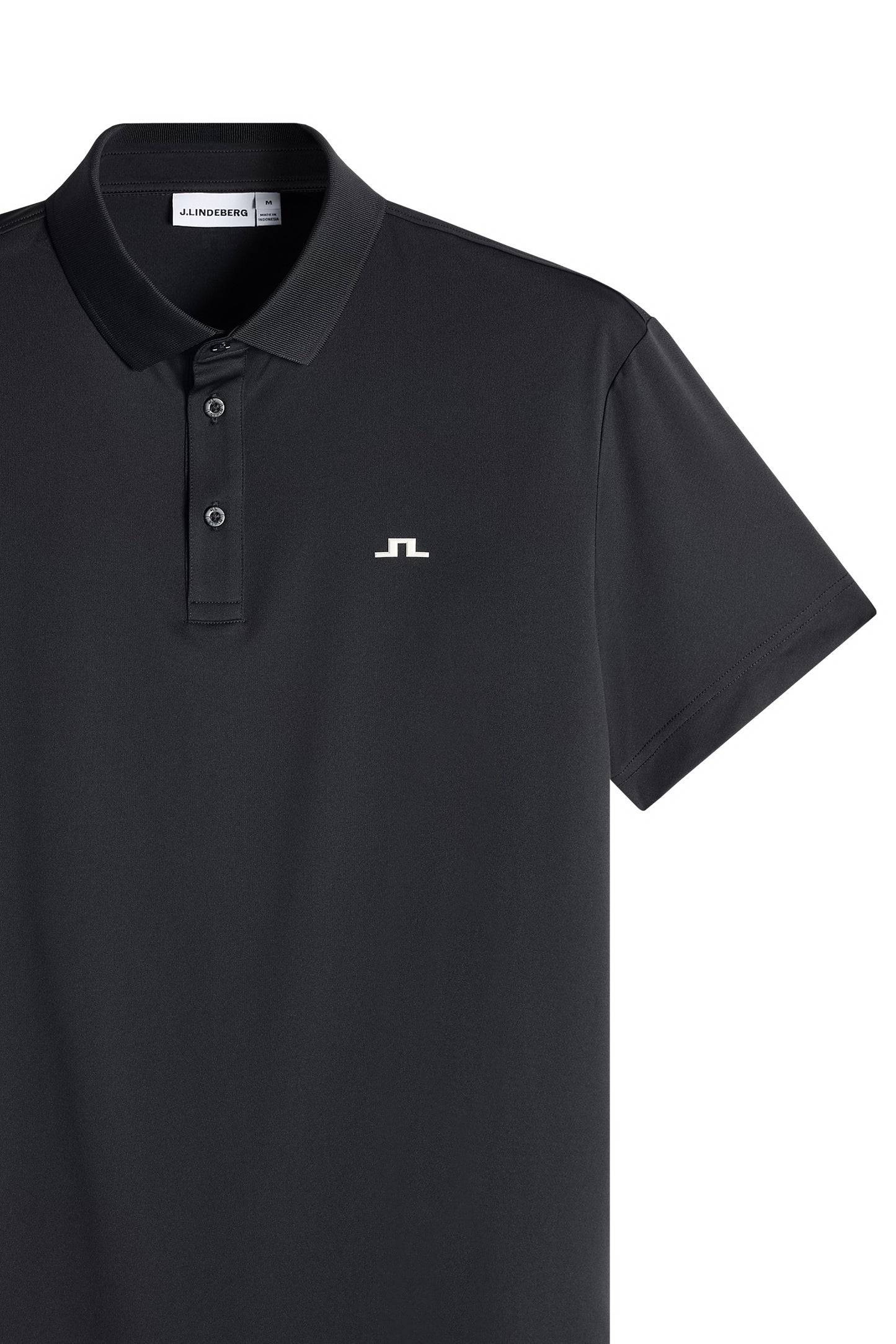 Bridge Polo in Black by J.Lindeberg