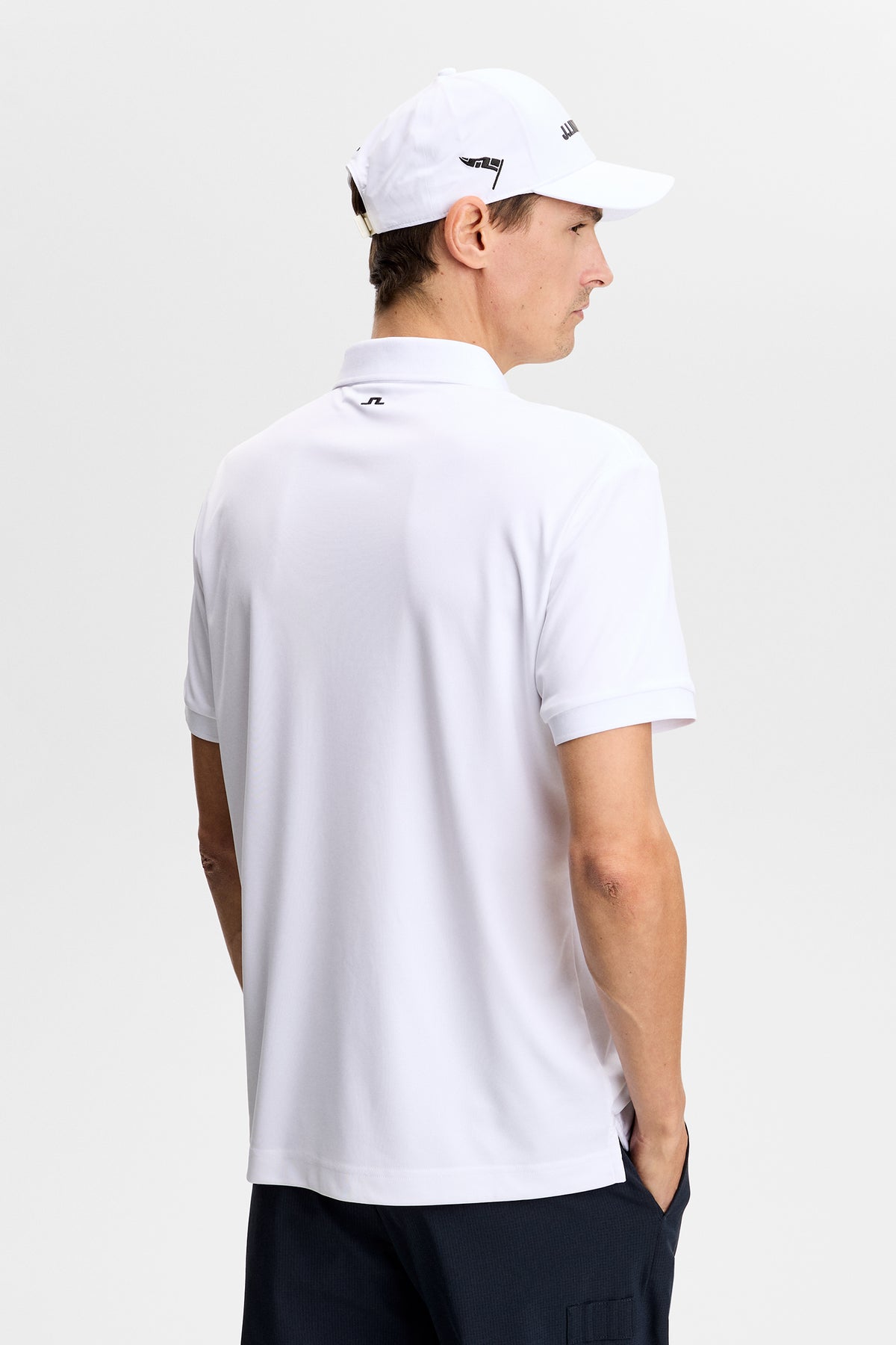 Tour Tech Polo in White by J.Lindeberg