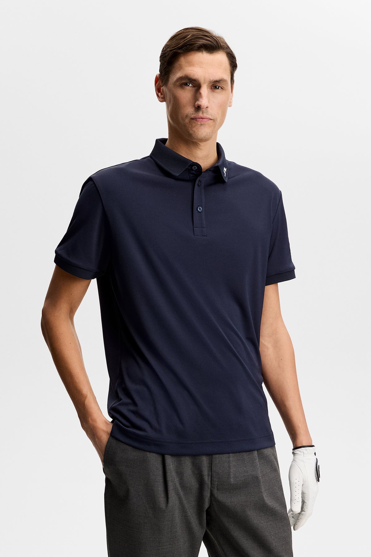 Tour Tech Polo in JL Navy by J.Lindeberg