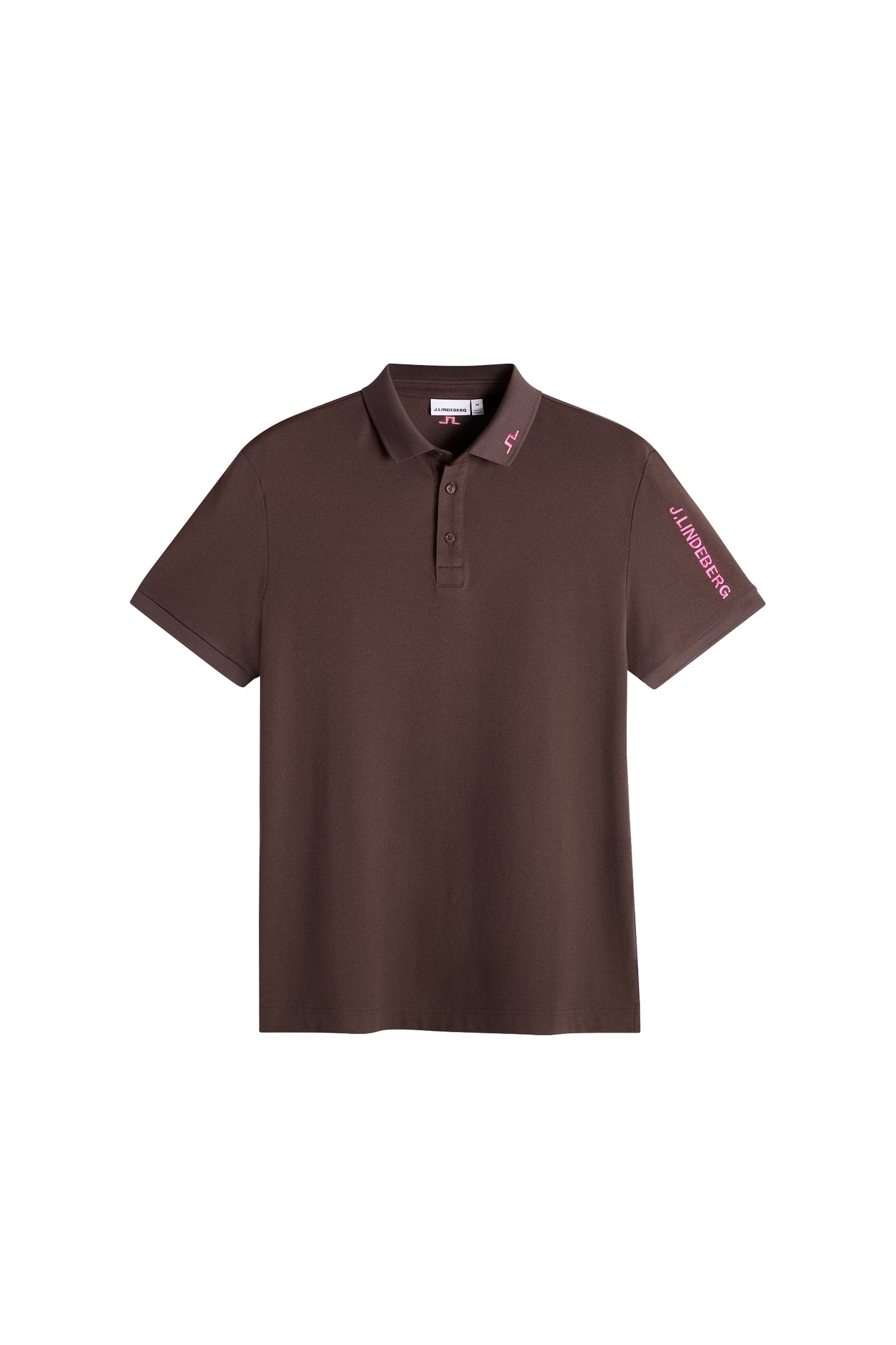 Tour Tech Pique Polo in Seal Brown by J.Lindeberg