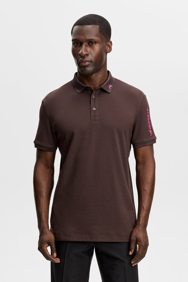 Tour Tech Pique Polo / Seal Brown