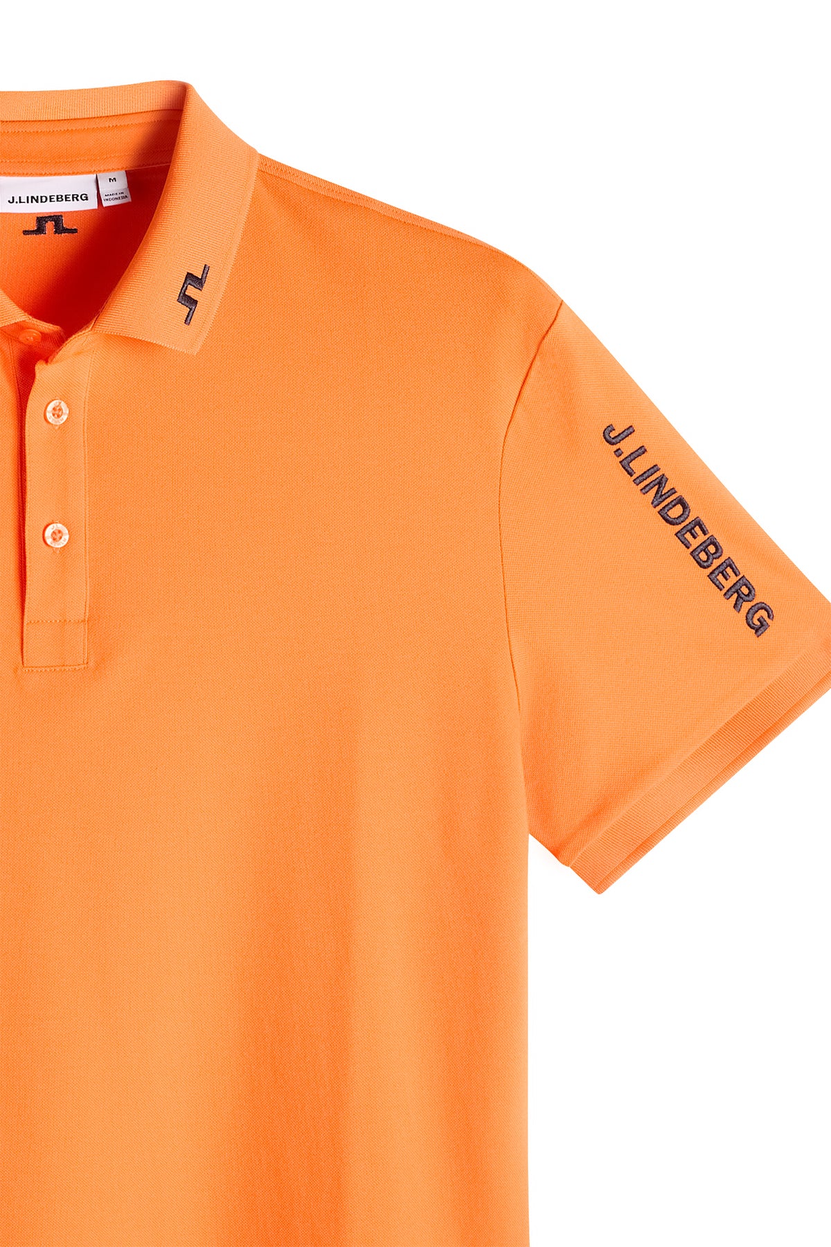 Tour Tech Pique Polo in Golden Poppy by J.Lindeberg