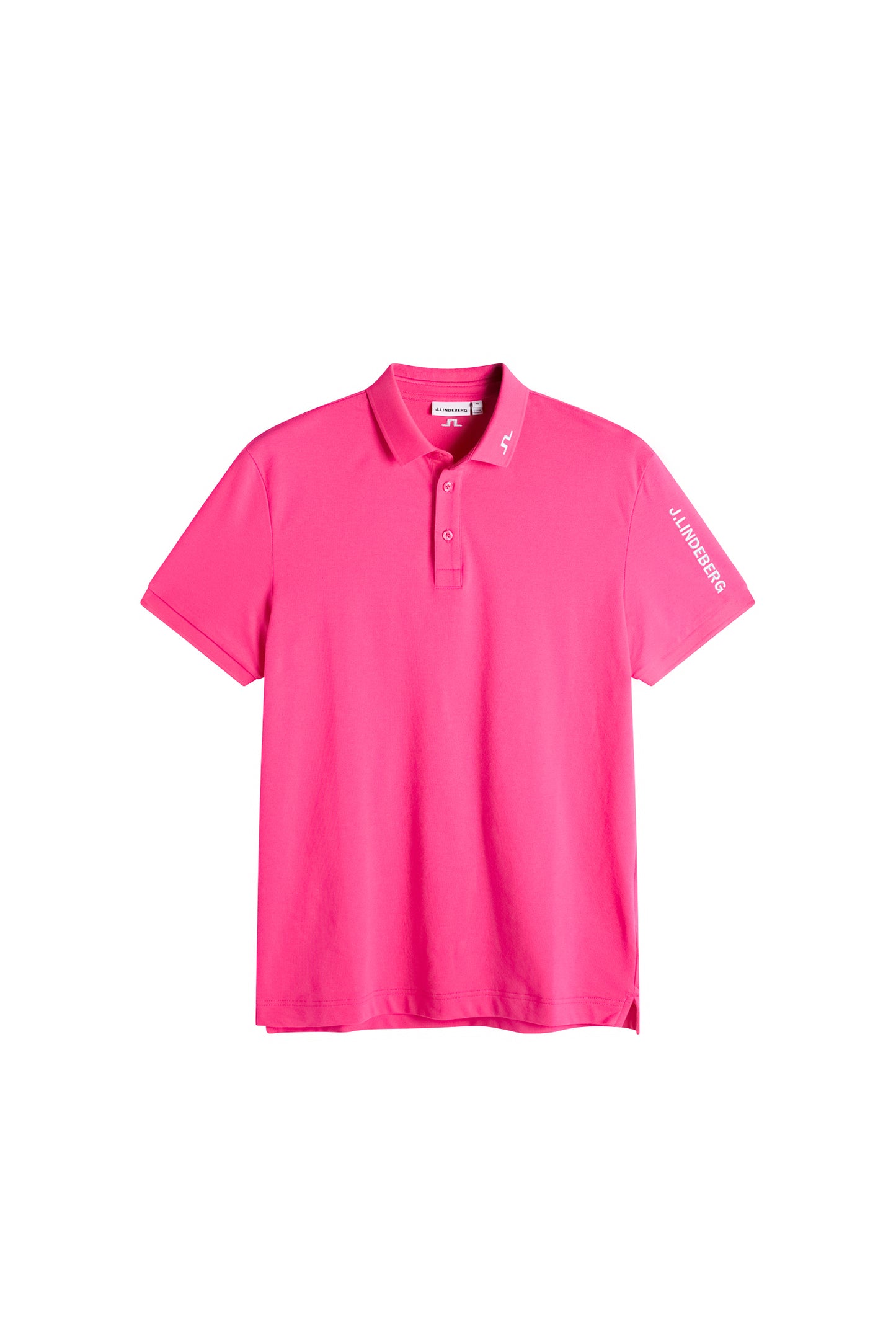 Tour Tech Pique Polo in Pink Yarrow by J.Lindeberg