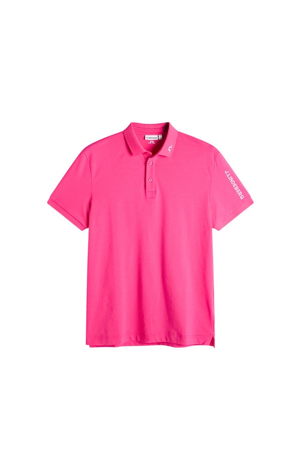 Tour Tech Pique Polo / Pink Yarrow