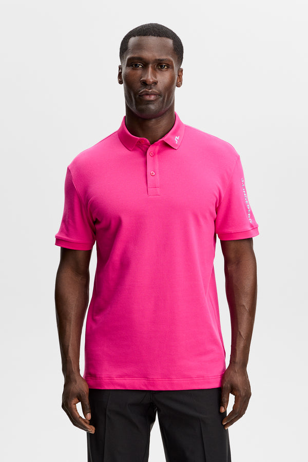 Tour Tech Pique Polo / Pink Yarrow