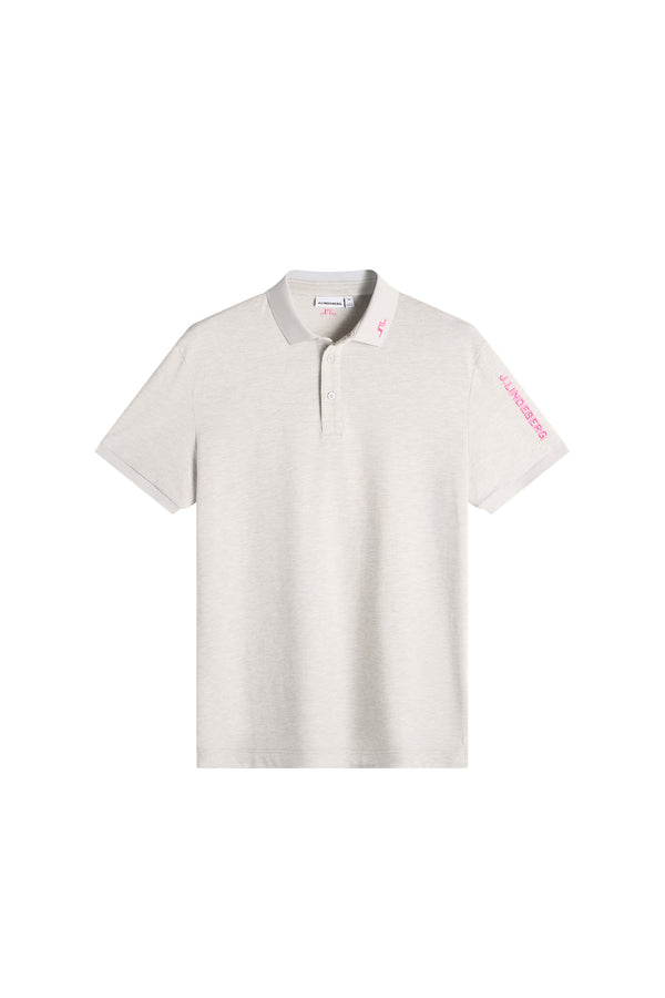 Tour Tech Pique Polo / Light Grey Melange
