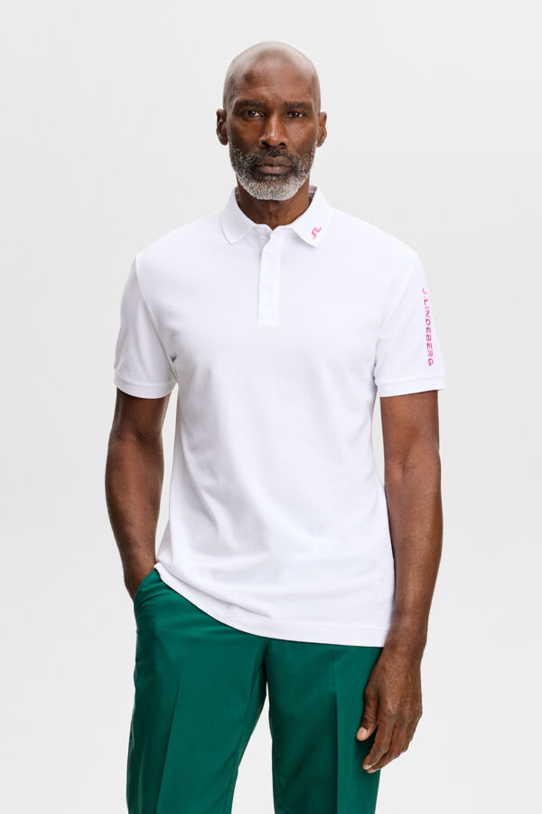 Tour Tech Pique Polo / White