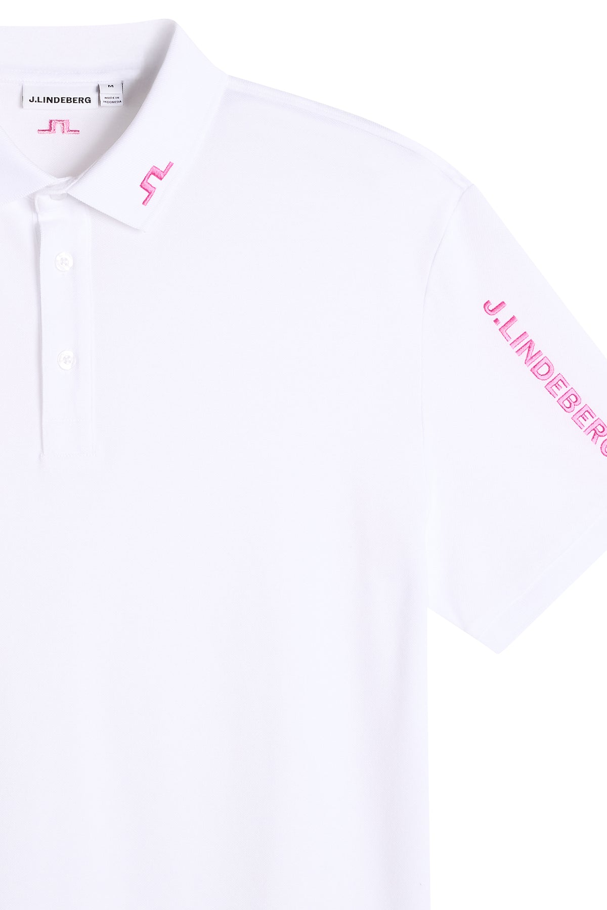 Tour Tech Pique Polo in White by J.Lindeberg
