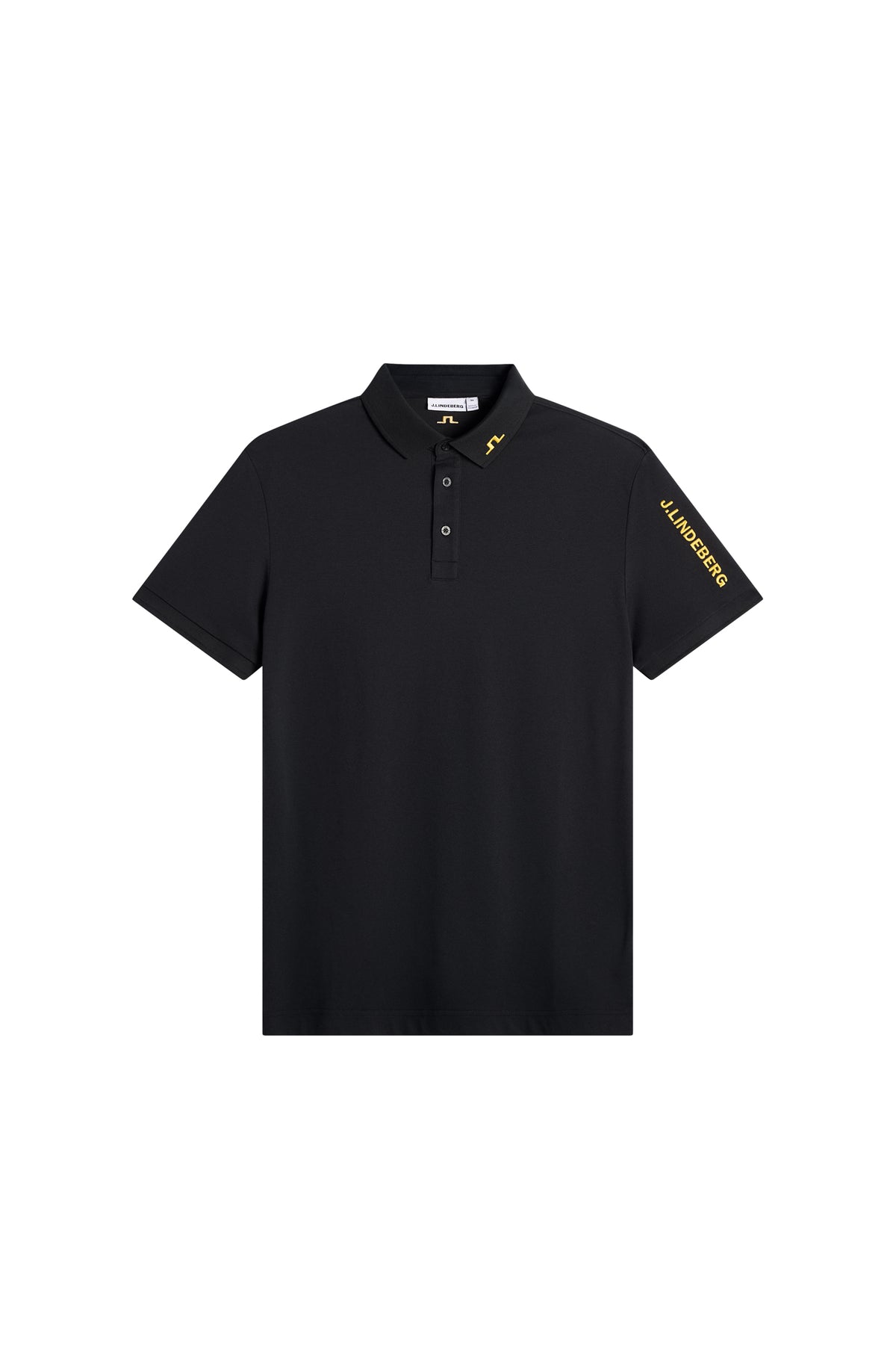 Tour Tech Pique Polo in Black by J.Lindeberg