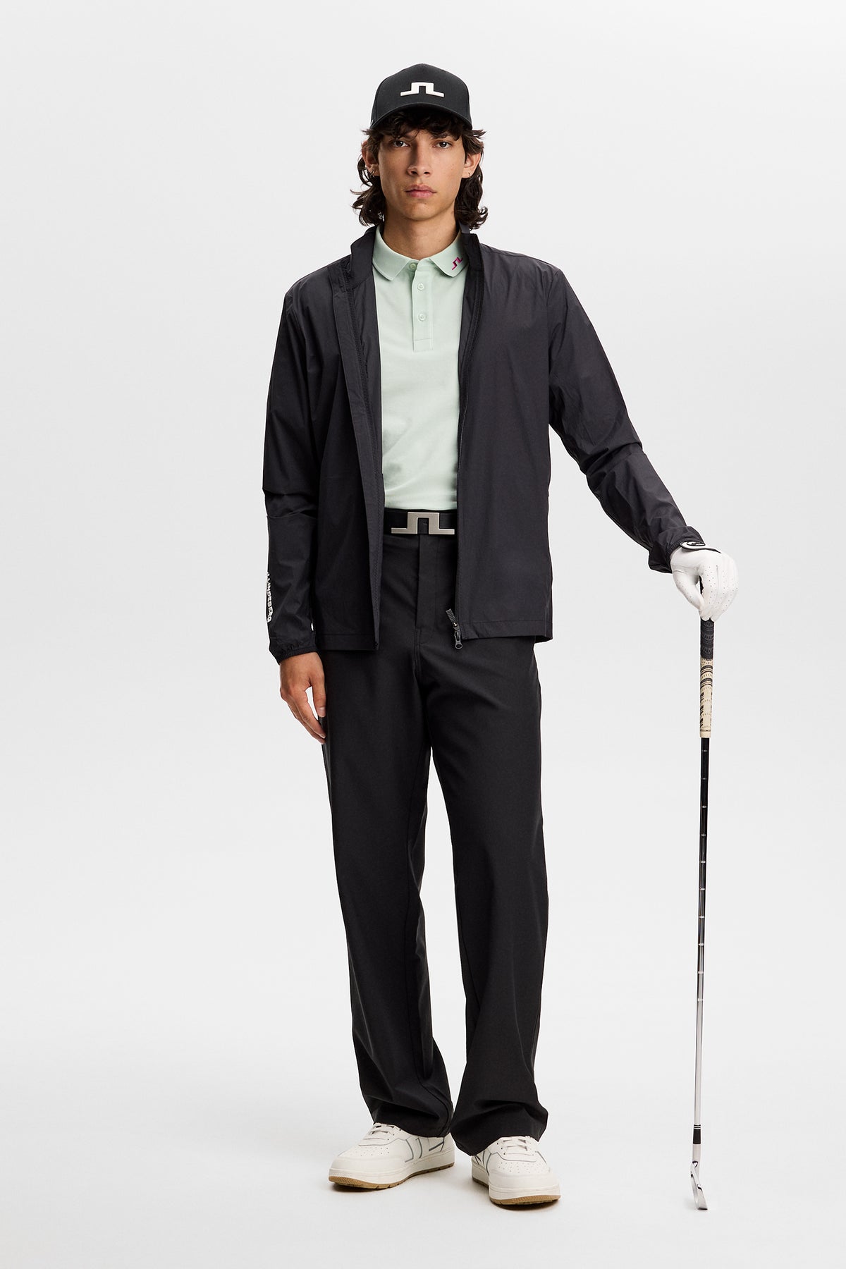 Tour Tech Pique Polo in Subtle Green by J.Lindeberg