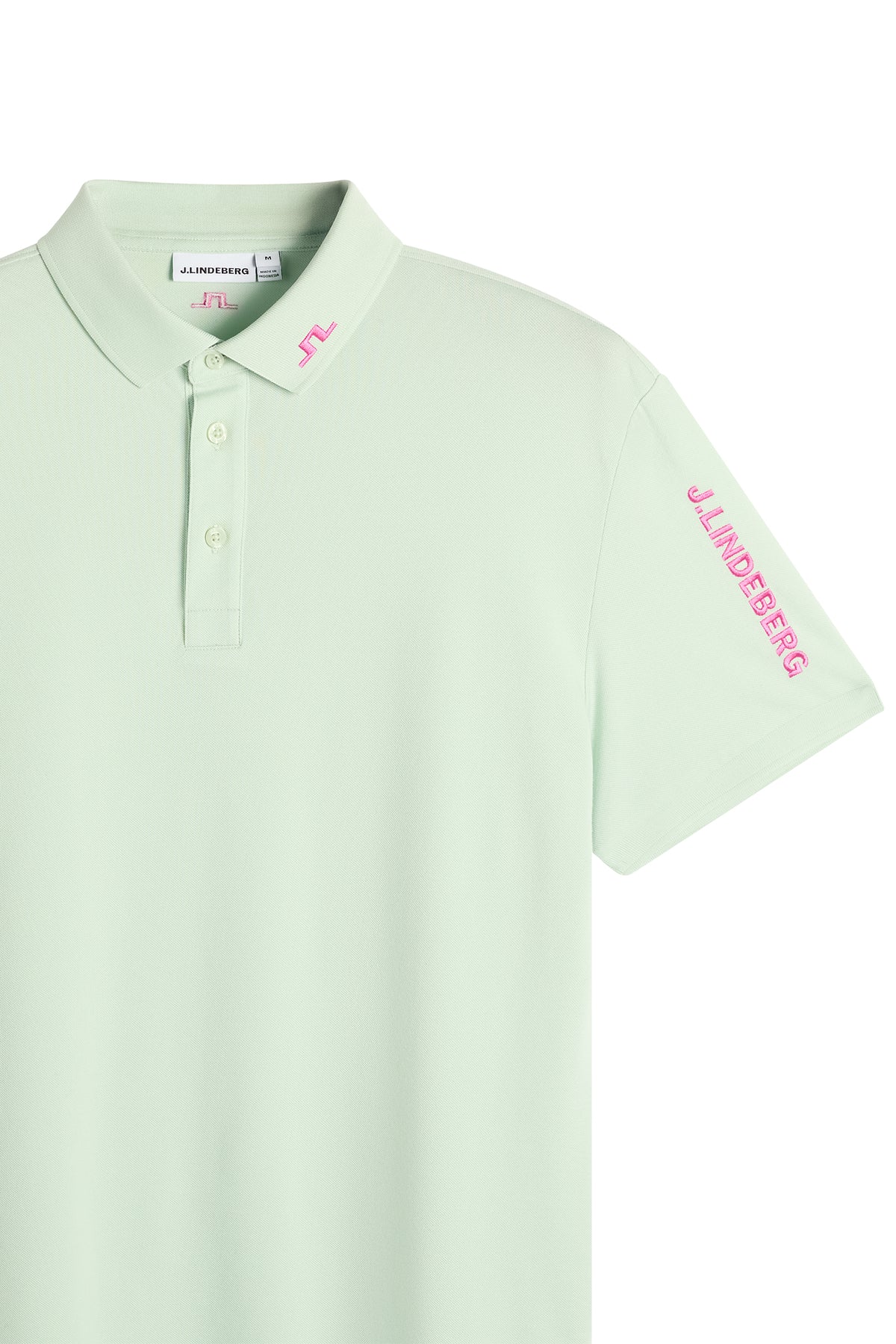 Tour Tech Pique Polo in Subtle Green by J.Lindeberg