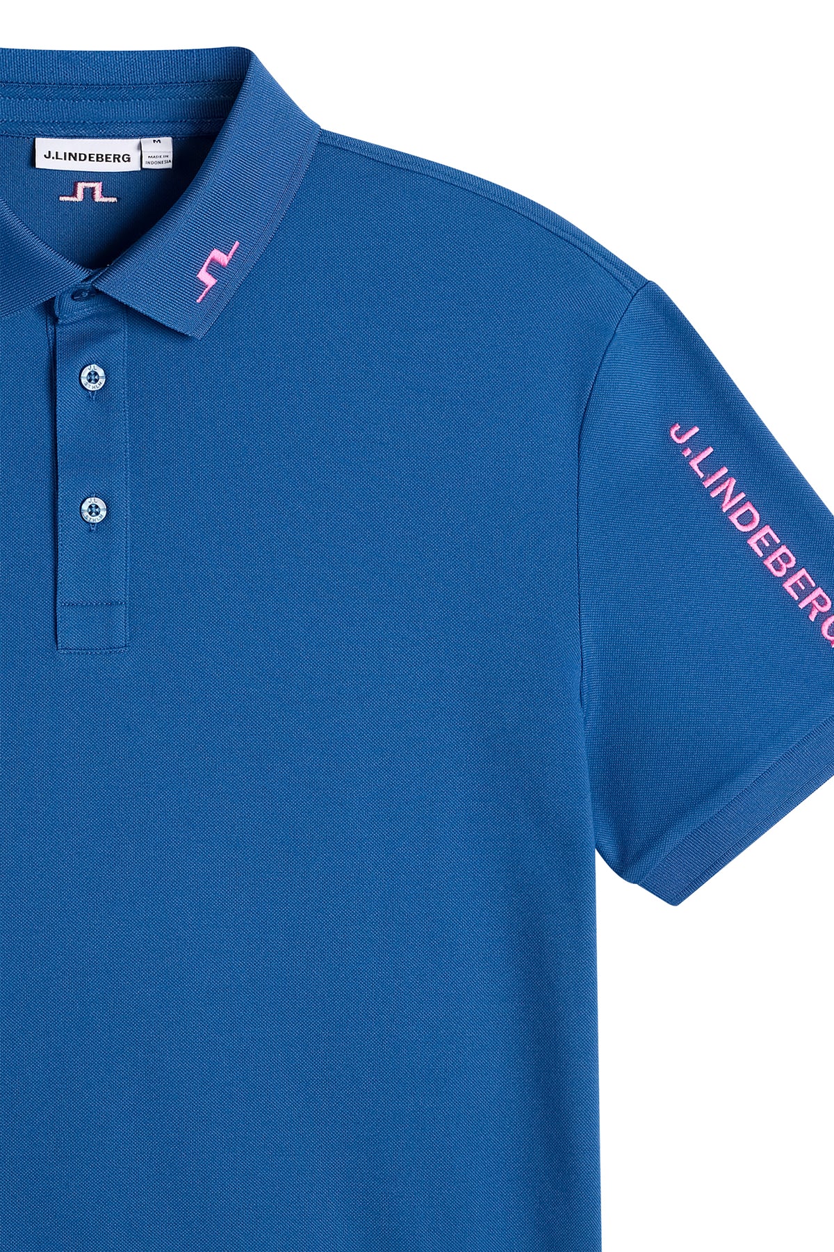 Tour Tech Pique Polo in Set Sail by J.Lindeberg