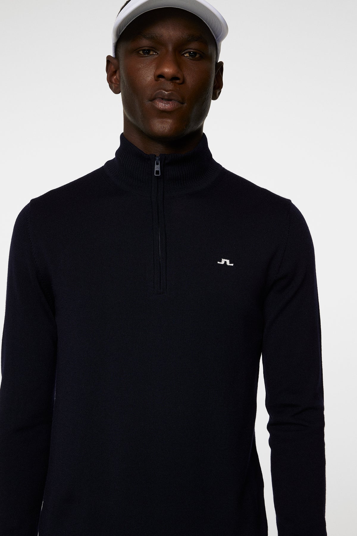 Kian Knitted Sweater in JL Navy by J.Lindeberg