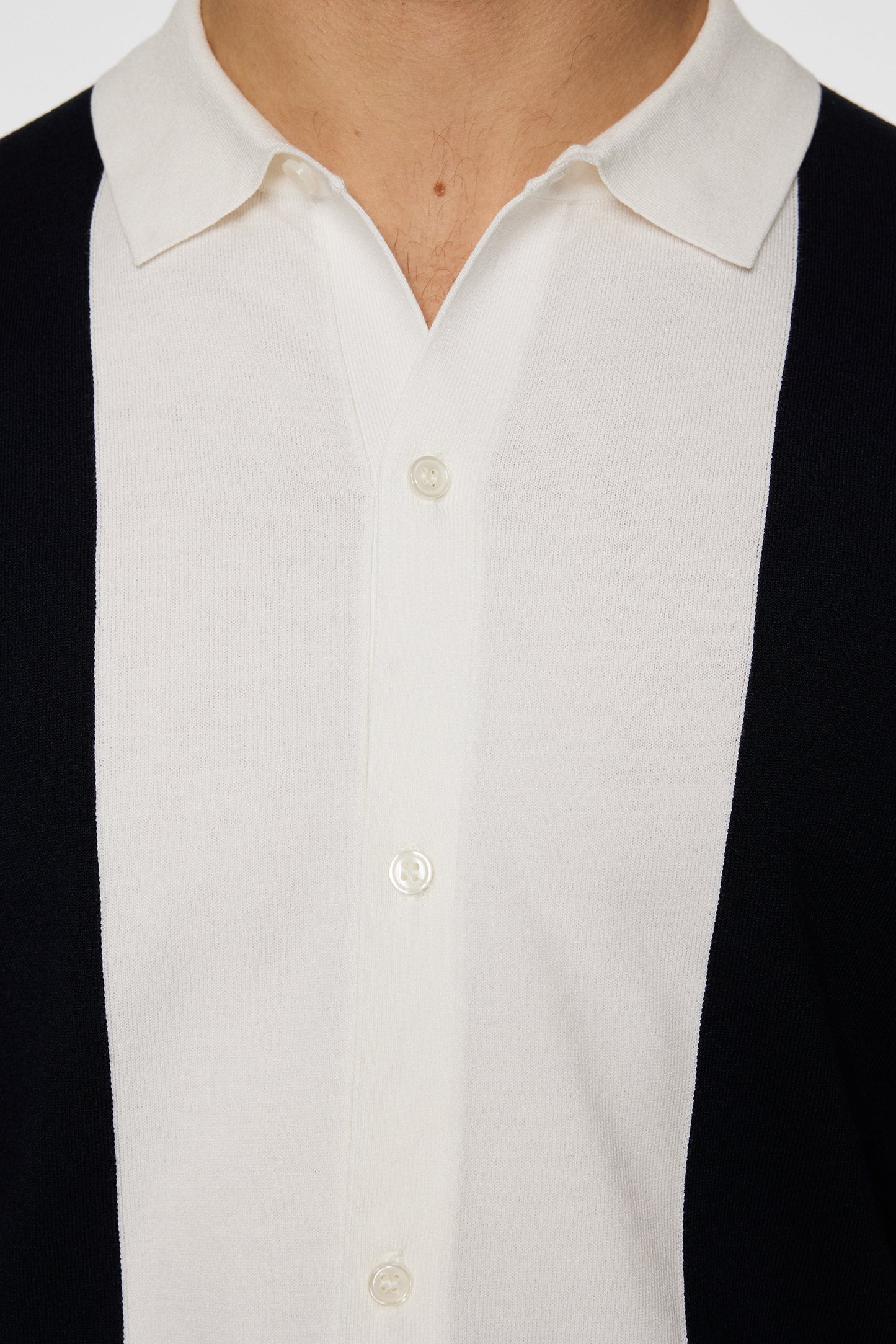 Rue Knitted Polo Shirt in JL Navy by J.Lindeberg