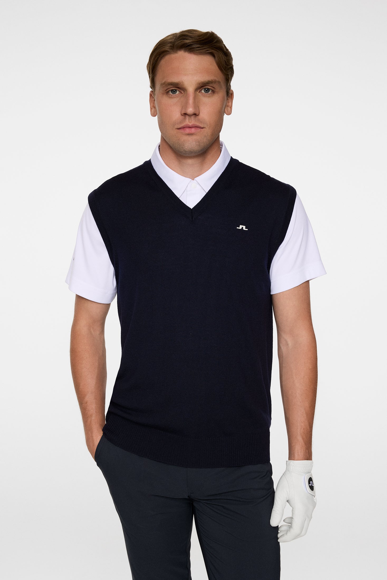 Liam Knitted Vest / JL Navy – J.LINDEBERG