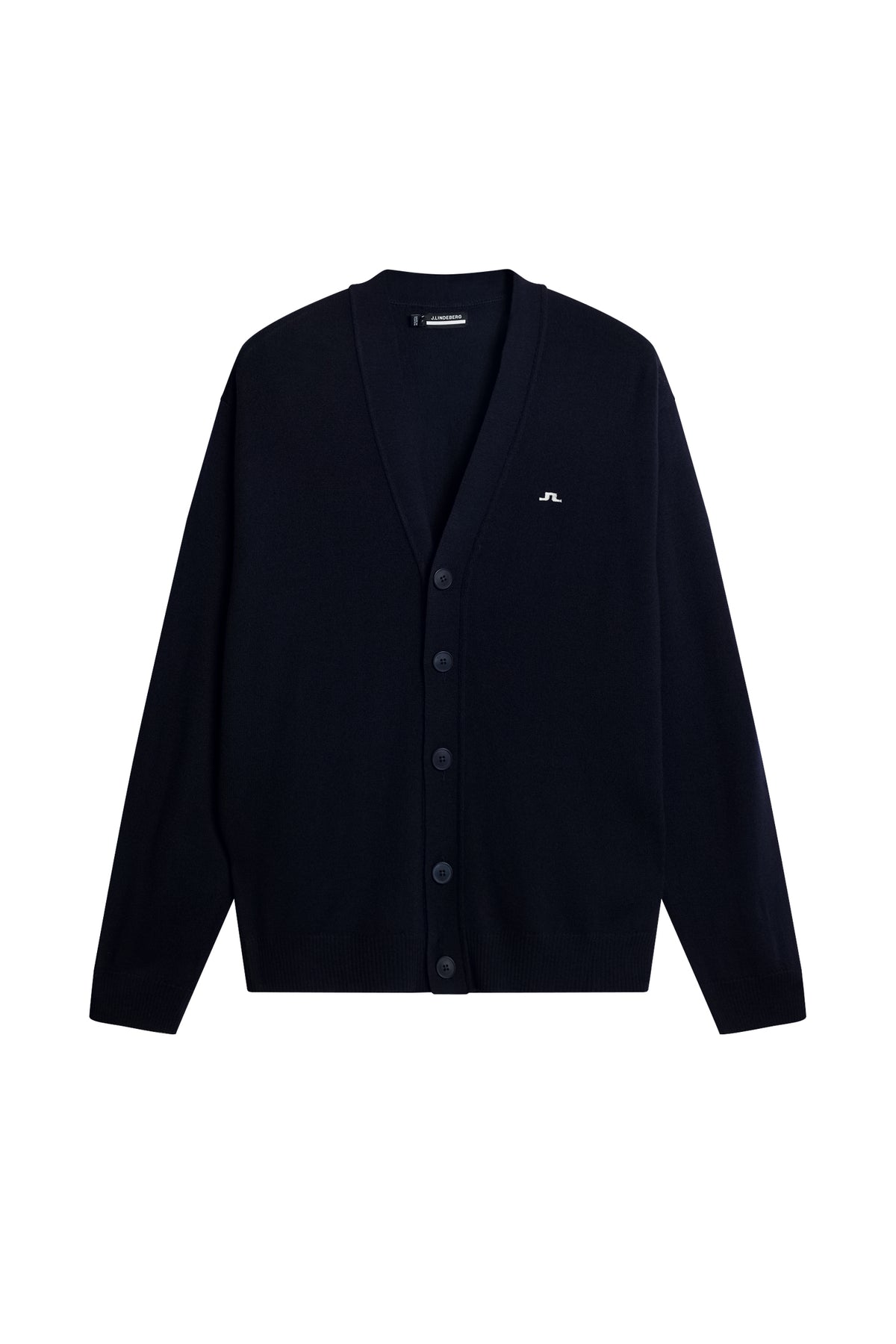 Lucas Knitted Cardigan in JL Navy by J.Lindeberg