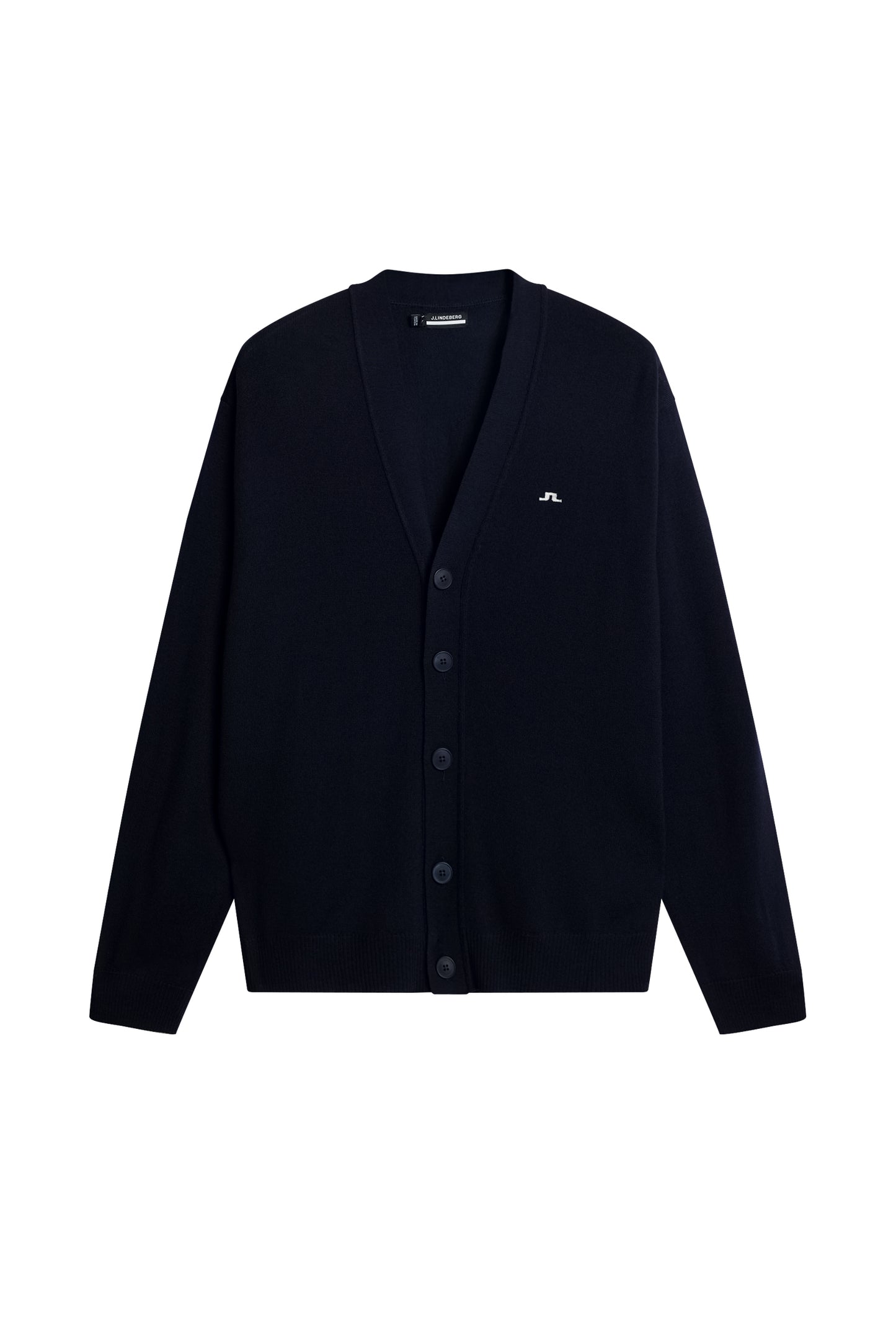 Lucas Knitted Cardigan in JL Navy by J.Lindeberg