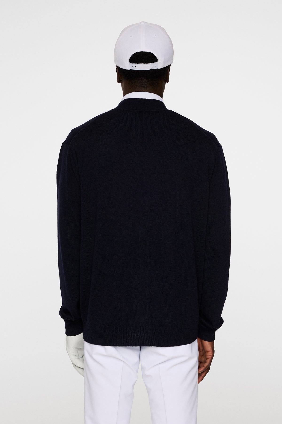 Lucas Knitted Cardigan in JL Navy by J.Lindeberg