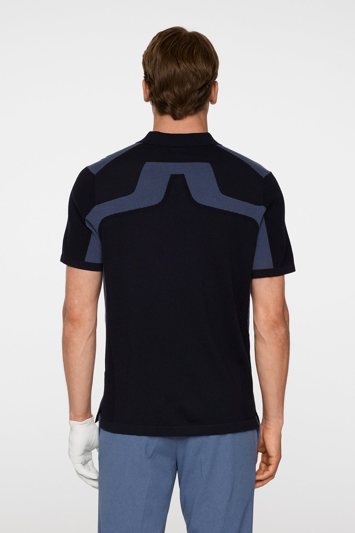 Ruben Knitted Shirt in JL Navy by J.Lindeberg