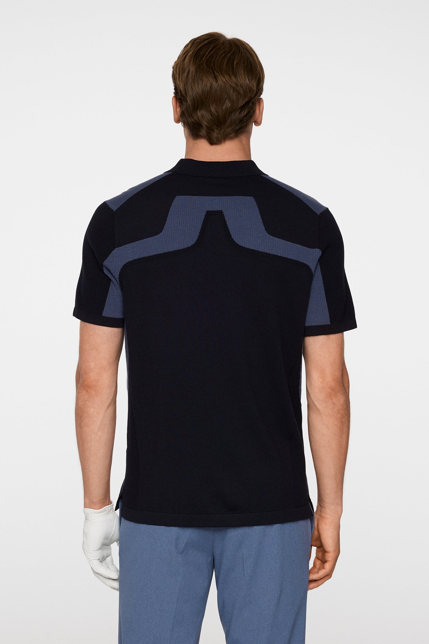 Ruben Knitted Shirt in JL Navy by J.Lindeberg