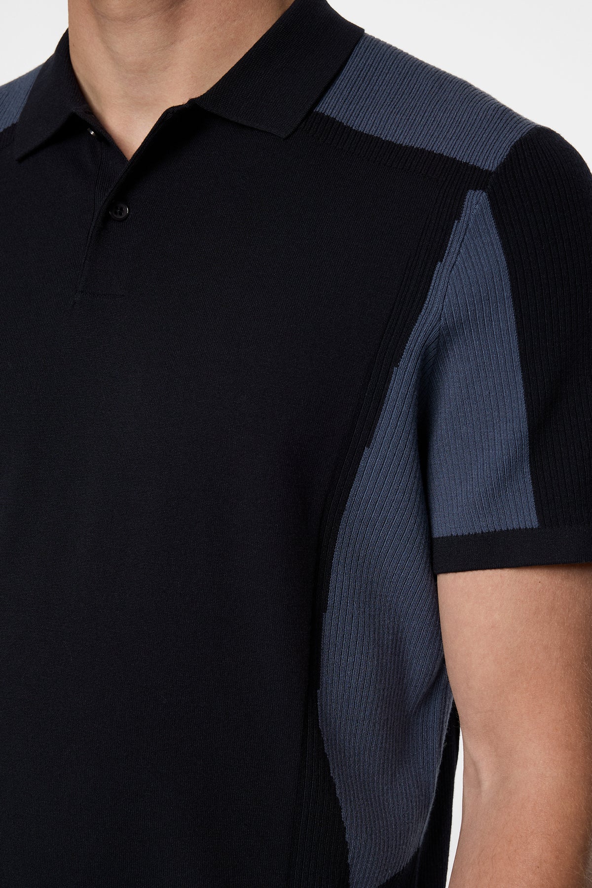 Ruben Knitted Shirt in JL Navy by J.Lindeberg