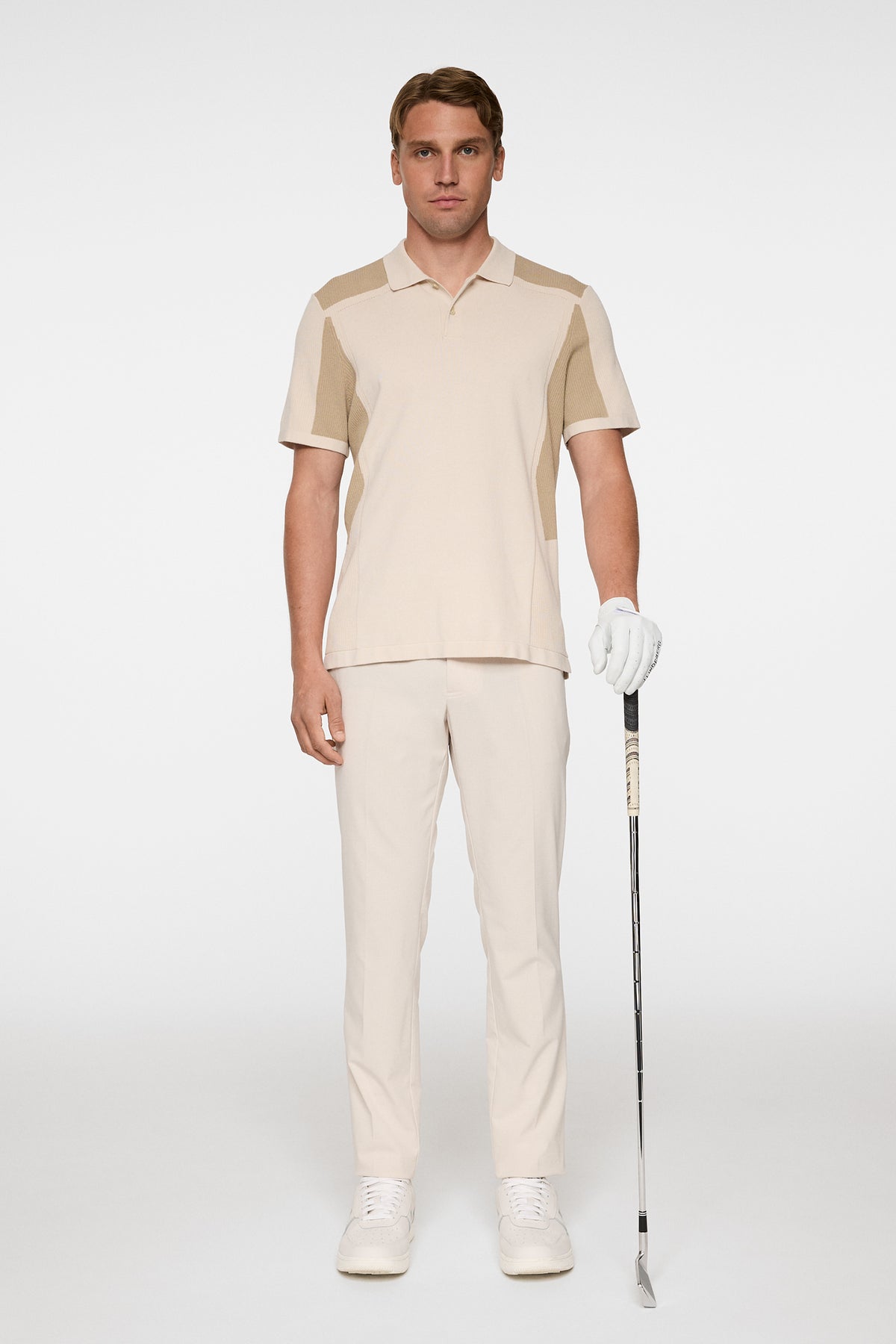 Ruben Knitted Shirt in Moonbeam by J.Lindeberg