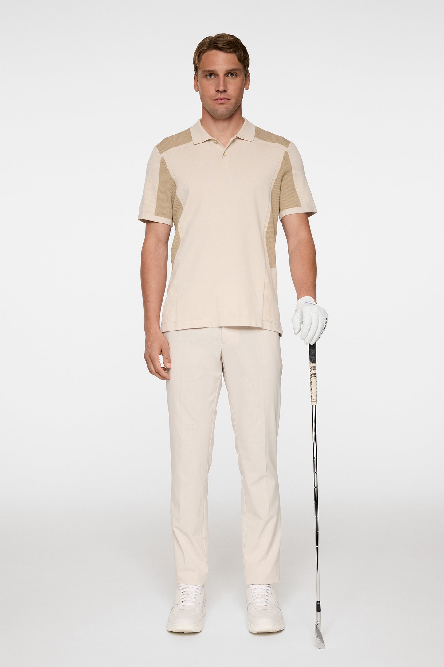 Ruben Knitted Shirt in Moonbeam by J.Lindeberg