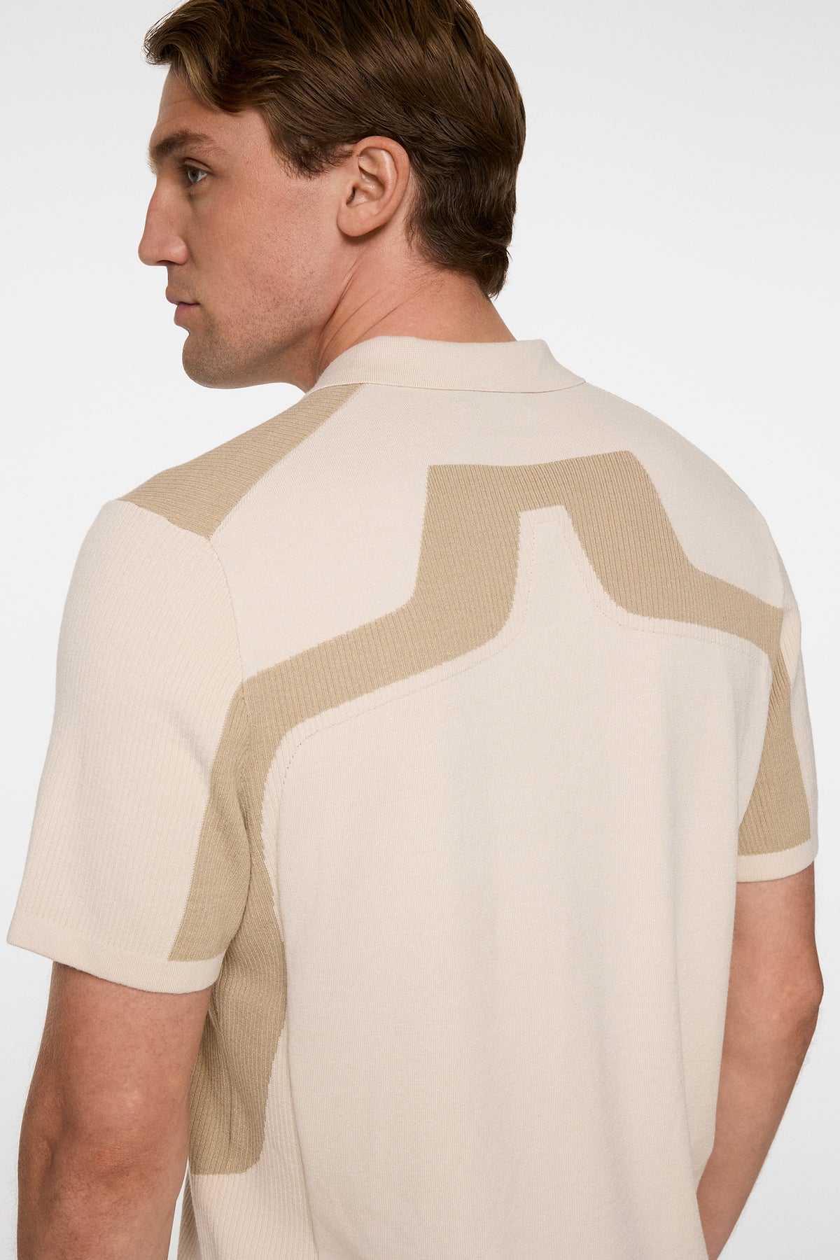 Ruben Knitted Shirt in Moonbeam by J.Lindeberg