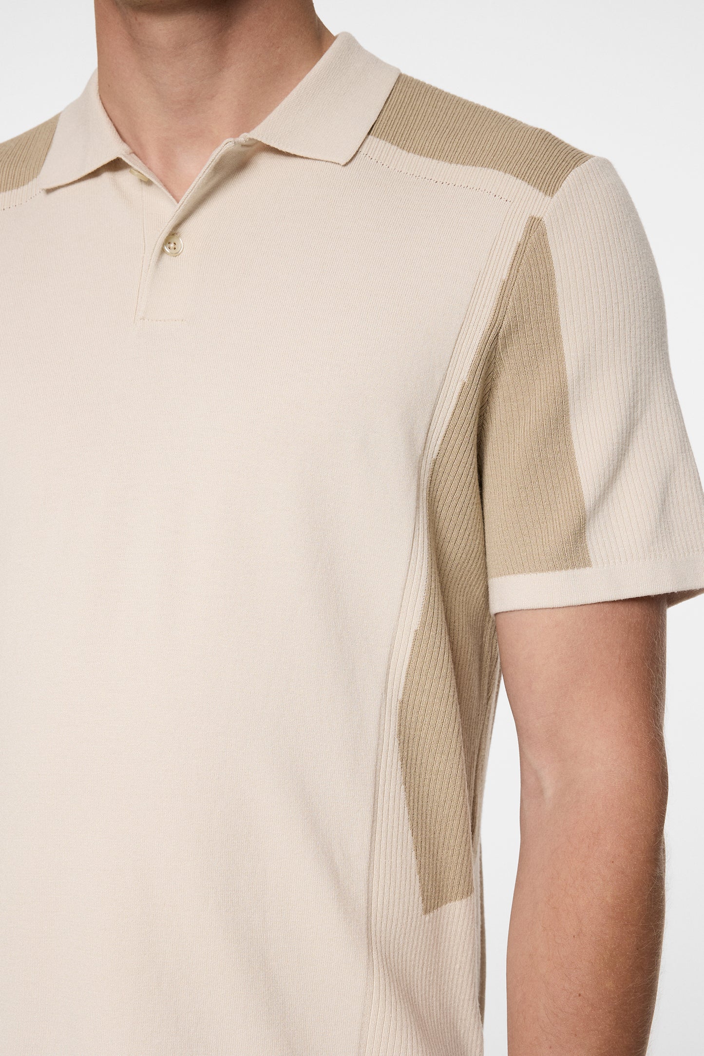 Ruben Knitted Shirt in Moonbeam by J.Lindeberg