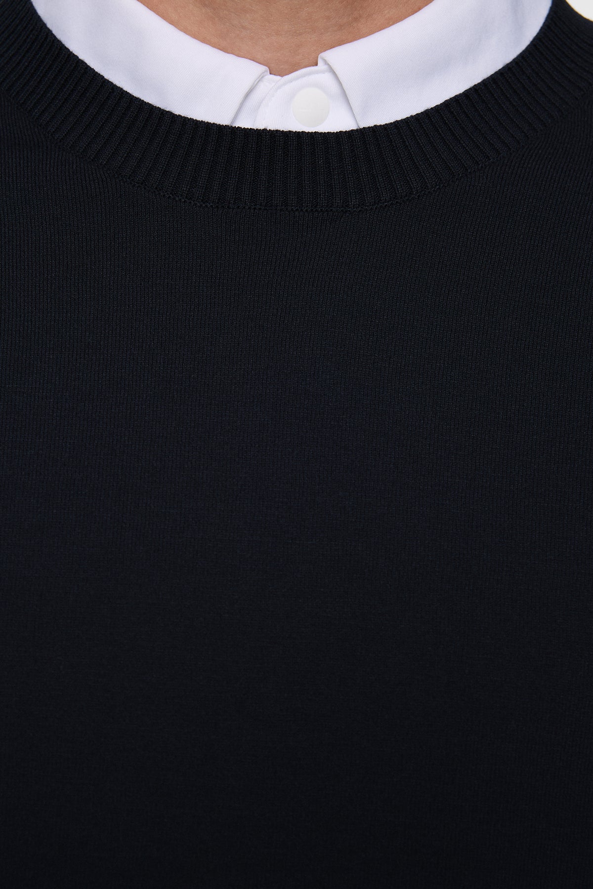 Heath Knitted Sweater in JL Navy by J.Lindeberg