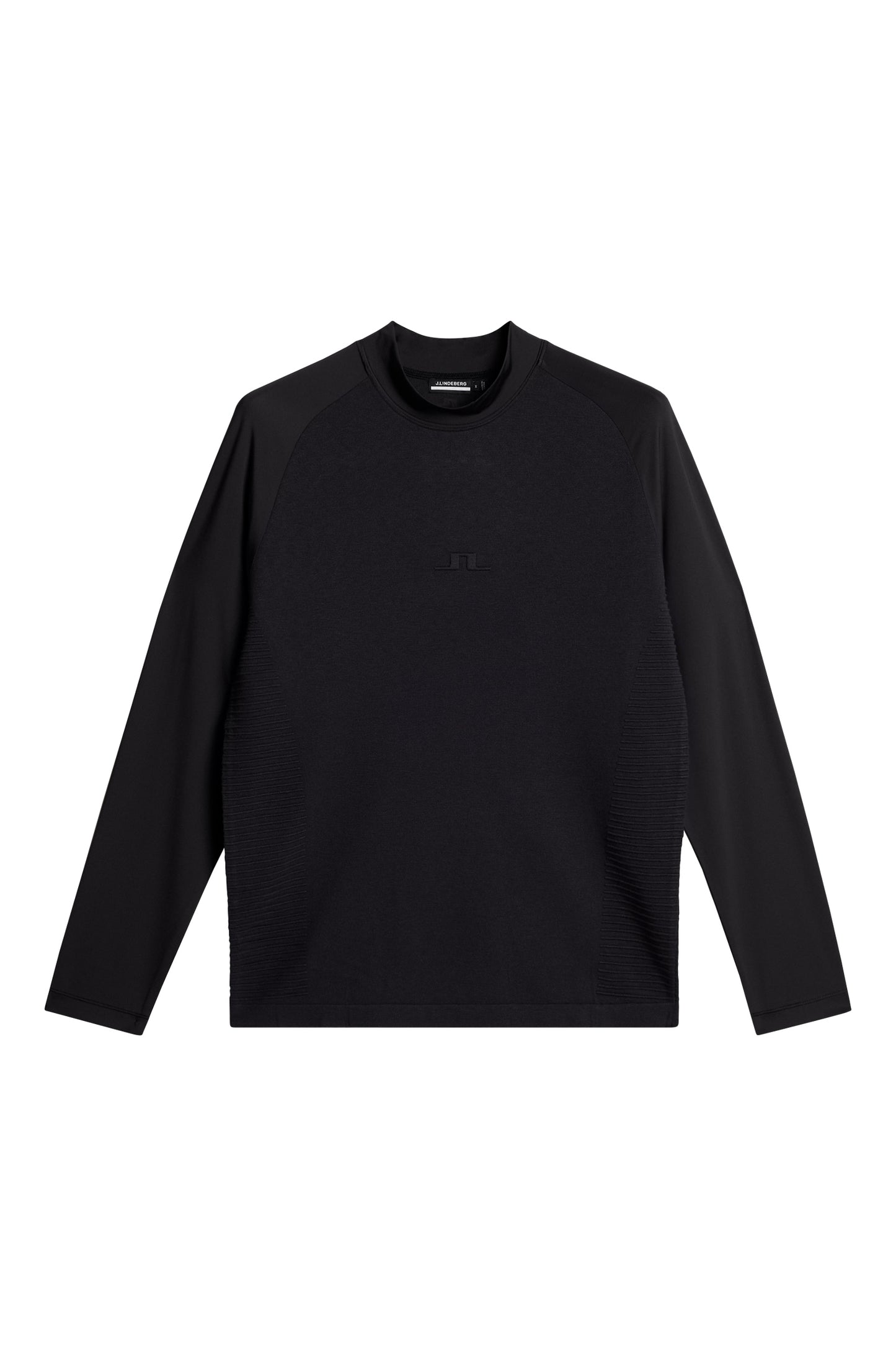 Gael Hybrid Knit Sweater in Black by J.Lindeberg