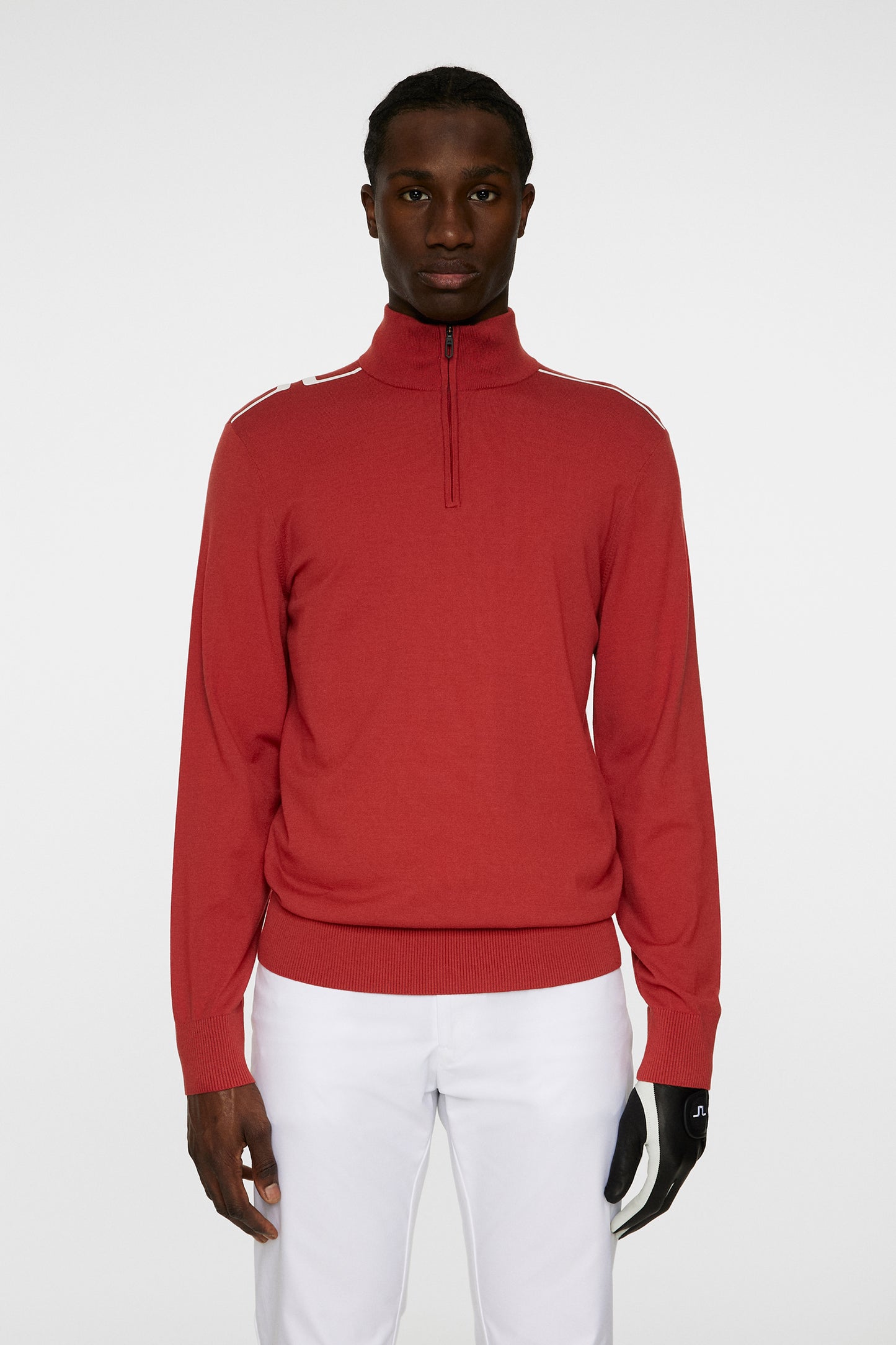 Mac Knitted Zip Sweater in Bossa Nova by J.Lindeberg