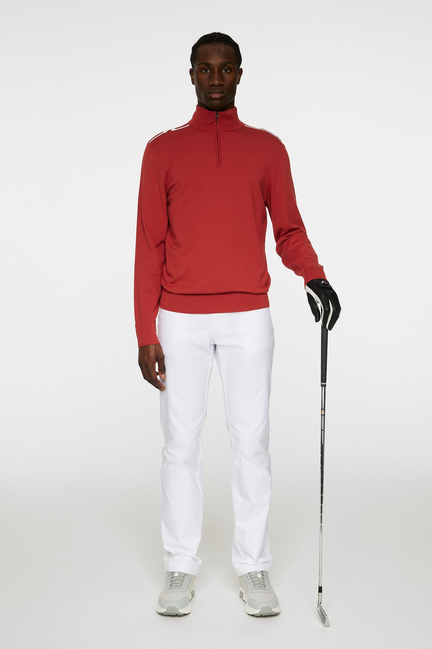 Mac Knitted Zip Sweater in Bossa Nova by J.Lindeberg