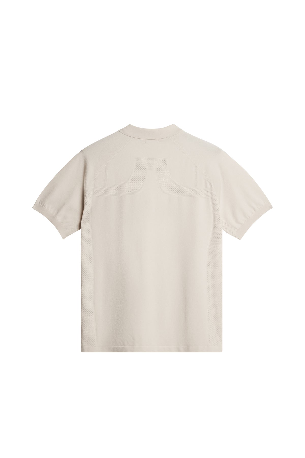 Martines Knitted Polo Shirt in Moonbeam by J.Lindeberg