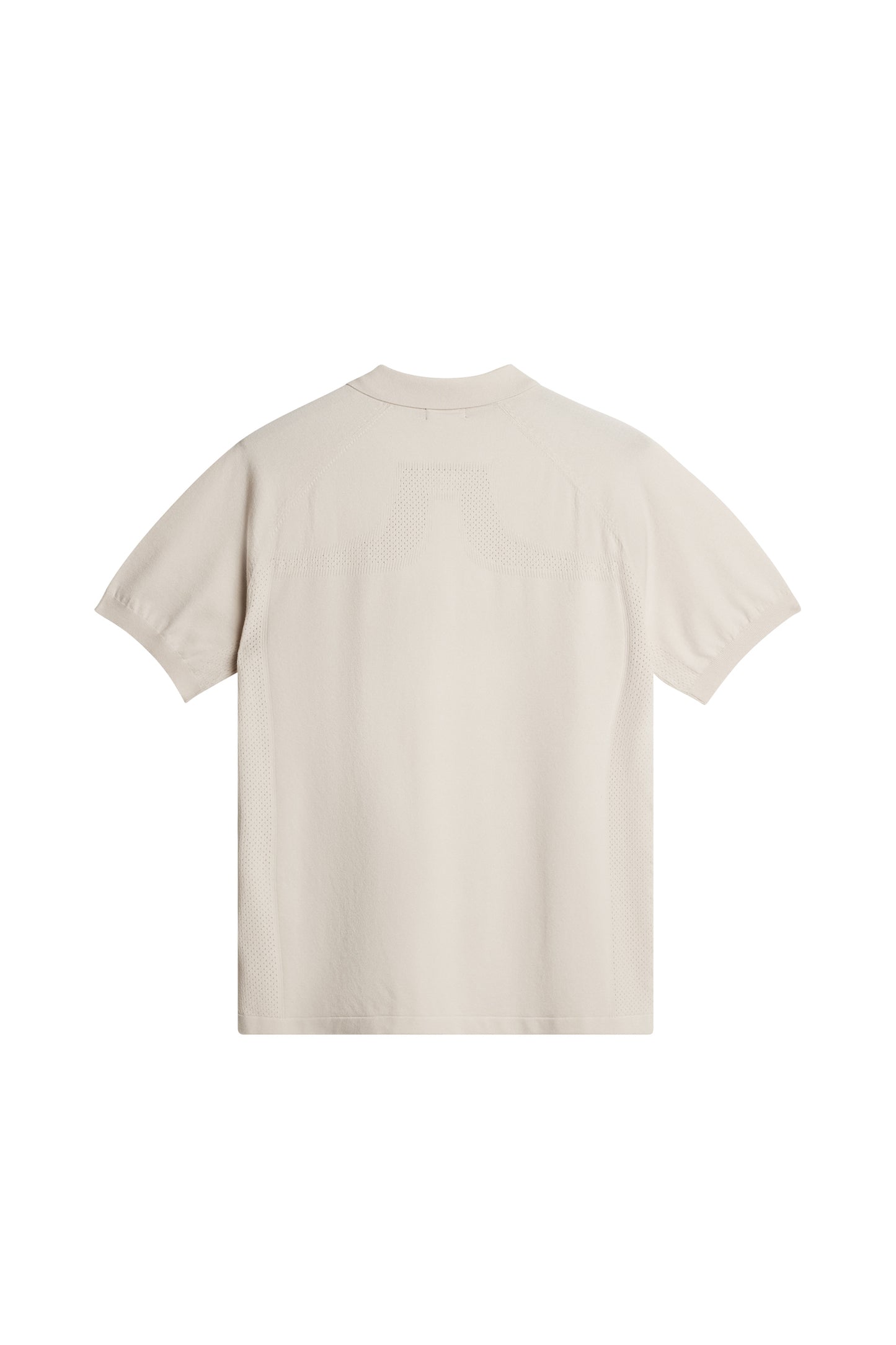 Martines Knitted Polo Shirt in Moonbeam by J.Lindeberg