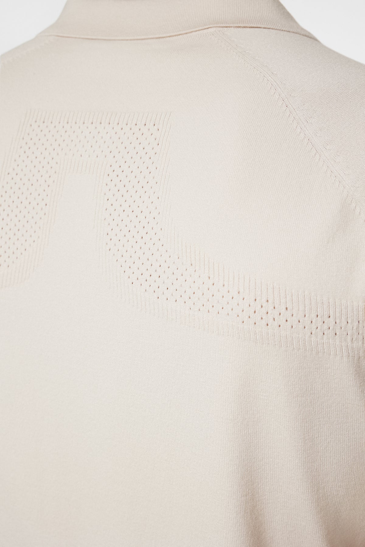 Martines Knitted Polo Shirt in Moonbeam by J.Lindeberg