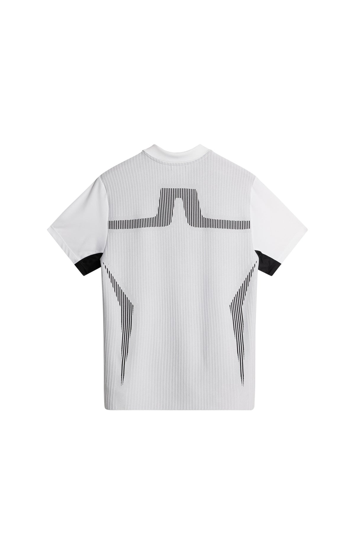 Aleks Hybrid Knit Polo Shirt in White by J.Lindeberg