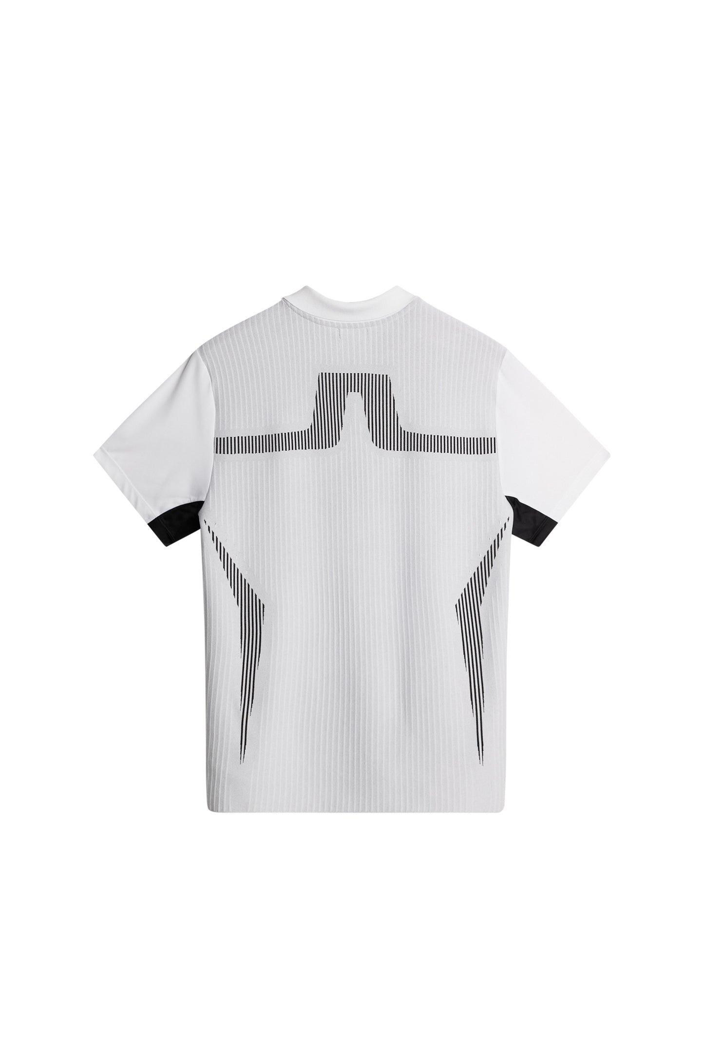 Aleks Hybrid Knit Polo Shirt in White by J.Lindeberg