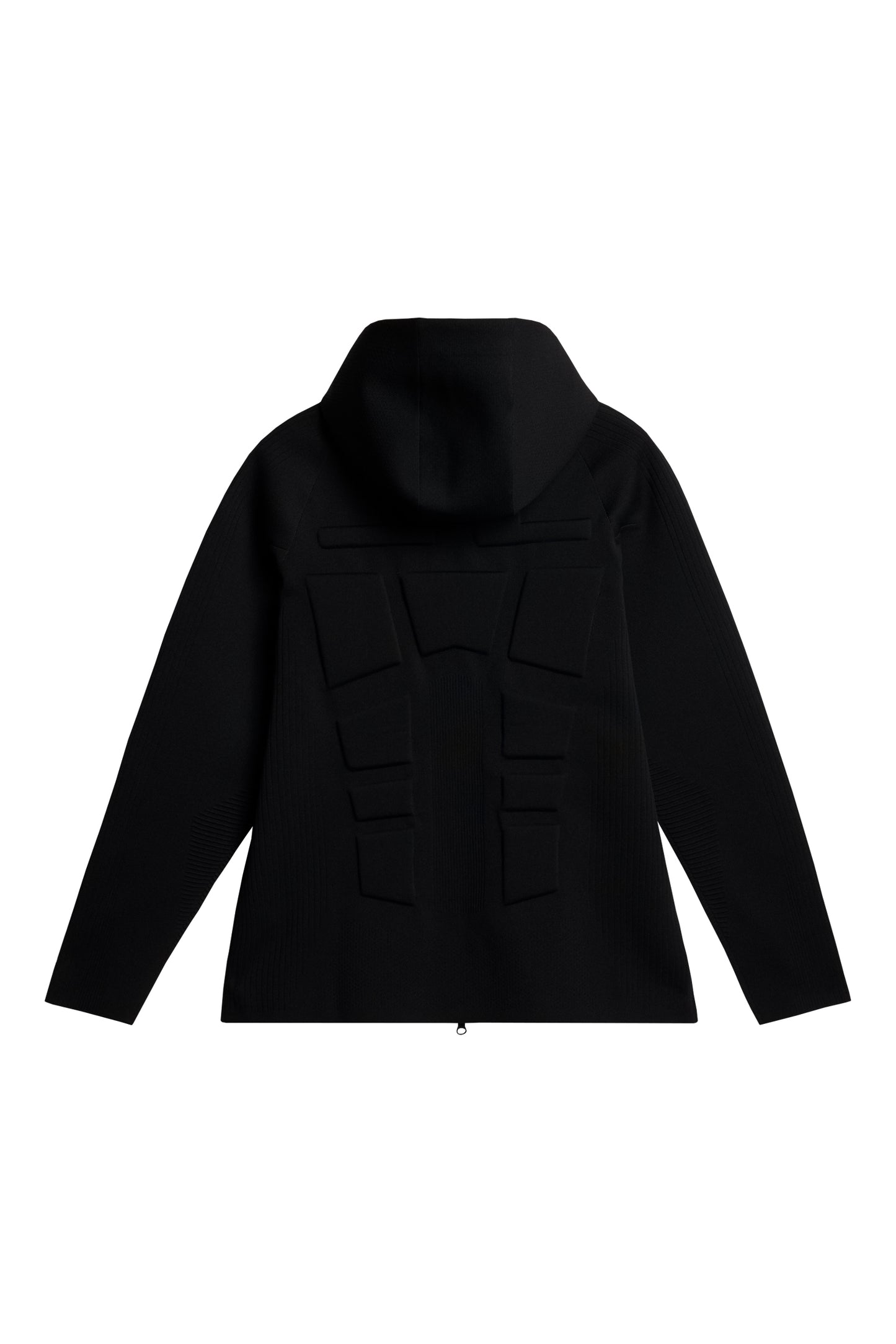 Solarcore Knit Zip Sweater in Black by J.Lindeberg