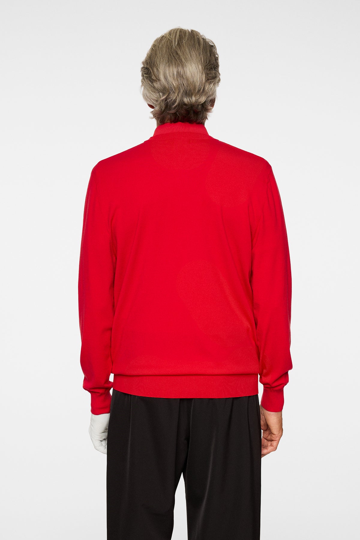 Henry Knitted Sweater in Barbados Cherry by J.Lindeberg