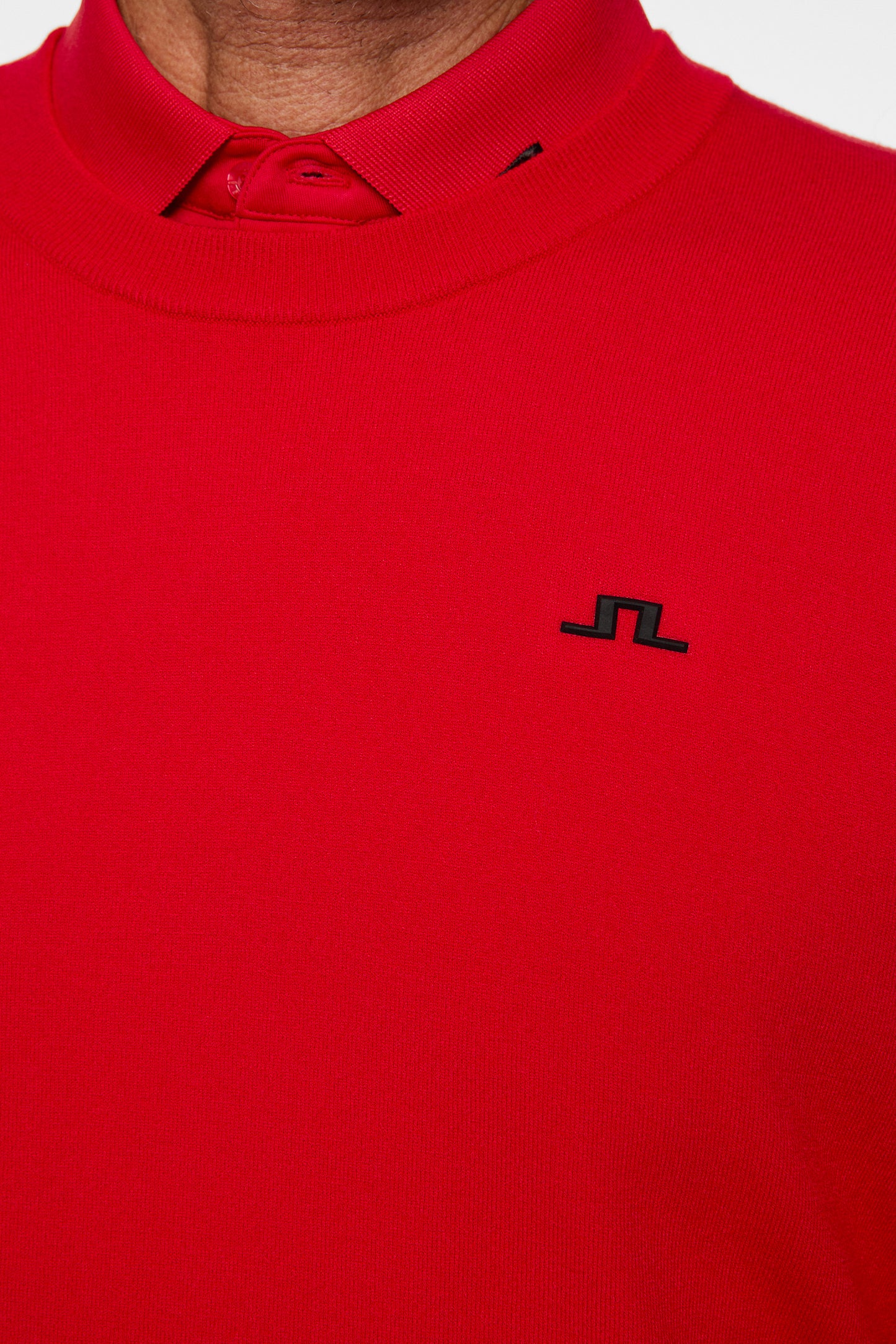 Henry Knitted Sweater in Barbados Cherry by J.Lindeberg