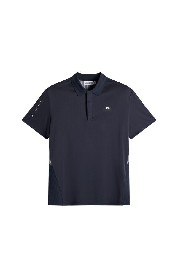 Neri Hybrid Knit Polo Shirt / JL Navy