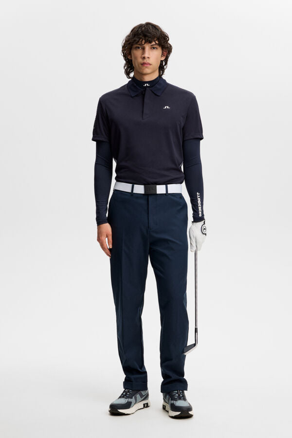 Neri Hybrid Knit Polo Shirt / JL Navy