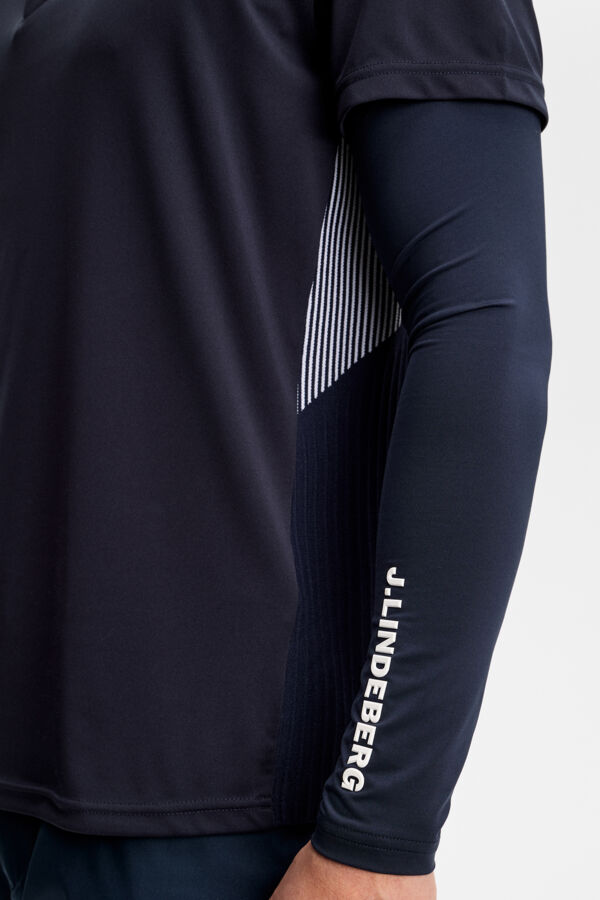 Neri Hybrid Knit Polo Shirt / JL Navy