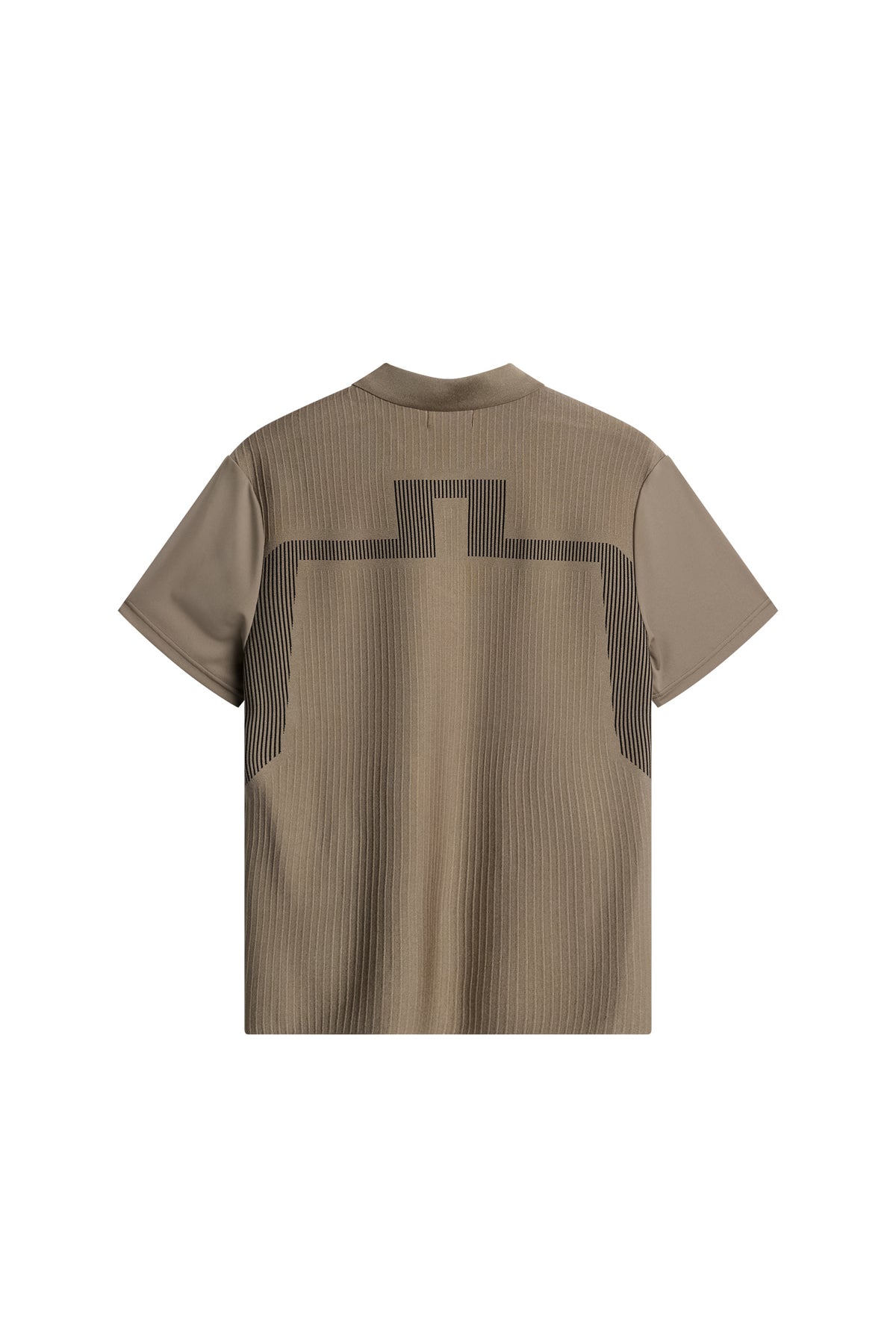 Neri Hybrid Knit Polo Shirt in Brindle by J.Lindeberg