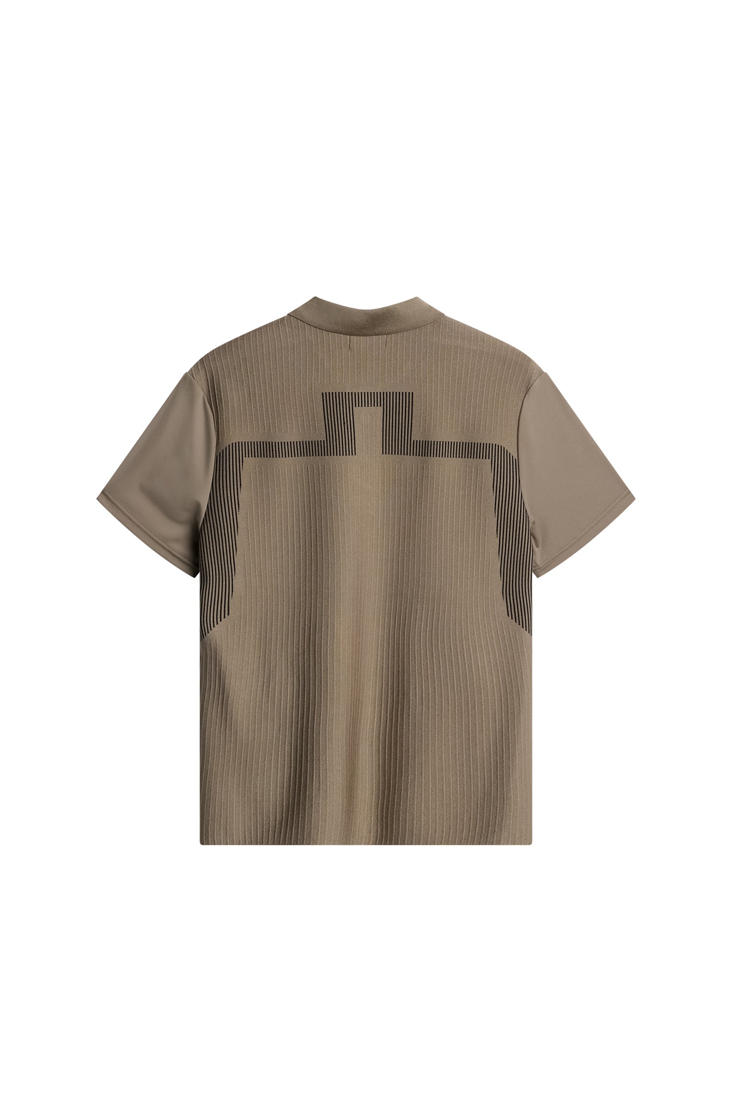 Neri Hybrid Knit Polo Shirt in Brindle by J.Lindeberg