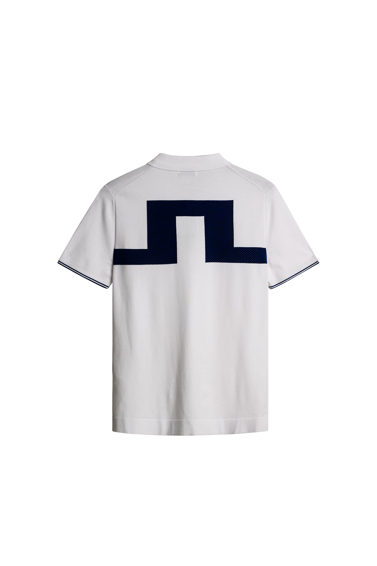 Matheo Knit Golf Polo in White by J.Lindeberg