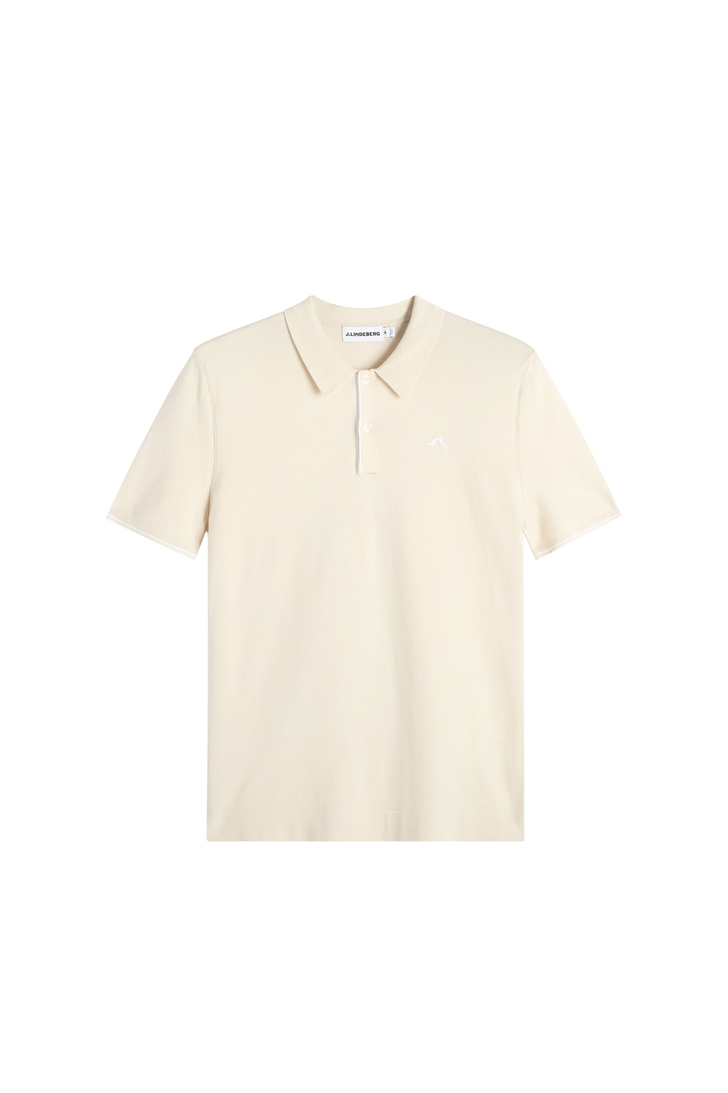 Matheo Knit Golf Polo in Moonbeam by J.Lindeberg